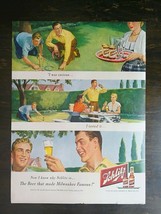 Vintage 1950 Schlitz Malt Liquor Beer Full Page Original Ad 1221 - £5.22 GBP