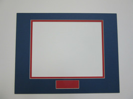 Picture Framing Mats 11x14 for 8x10 signature one vert one horiz SET OF 2 - £17.56 GBP