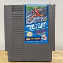 World Class Track Meet Nintendo Nes Game Cartridge Authentic! - £9.76 GBP