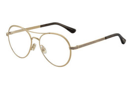 JIMMY CHOO JC244 02F700 Gold Grey 56mm Eyeglasses New Authentic - £60.24 GBP