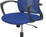 Home Office Chair With An Adjustable Desk Task, A Mid-Back Pc Swivel, Lu... - £46.37 GBP