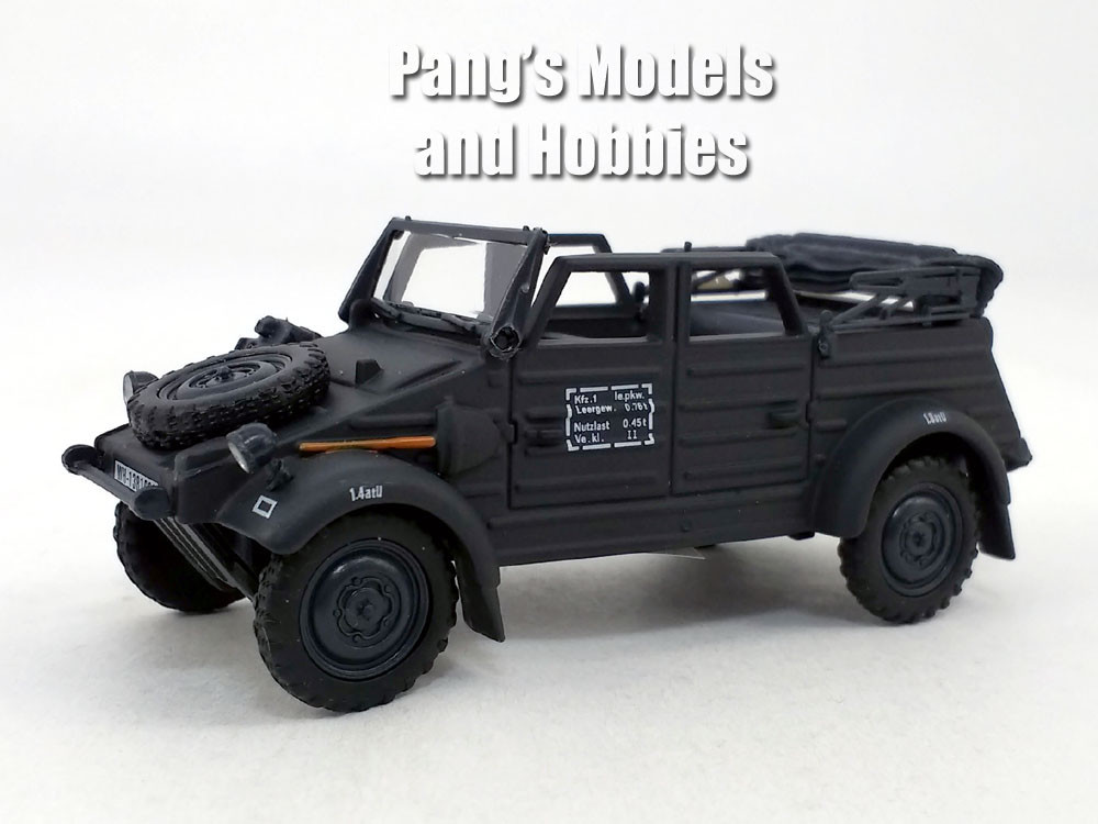 Kübelwagen Kubelwagen - VW Type 82 Black - Wehrmacht - 1/43 Scale Diecas... - $19.79