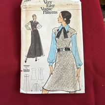 Very Easy Vogue Pattern 8392 Vtg 1970’s Dresses Uncut FF - $9.89