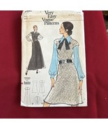 Very Easy Vogue Pattern 8392 Vtg 1970’s Dresses Uncut FF - €8,48 EUR