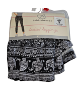 Bobbie Brooks Women&#39;s Sueded Ankle Leggings X-LARGE Elephant Print New - $20.56 CAD