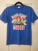 Unisex Kids Kelloggs T-Shirt Small Snap Crackle Pop Make Some Noise Bnwot Blue - £9.16 GBP