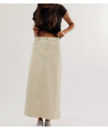 Free People City Slicker Faux Leather Maxi Skirt Nilla Cream ( 0 ) - $1,663.31 MXN
