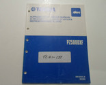 2001 Yamaha PZ500DXF Supplémentaire Service Manuel 2nd Édition Usine OEM 01 - £16.14 GBP