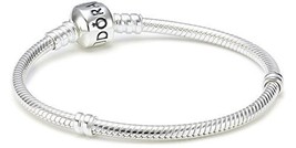 Pandora Starter Clasp Bracelet in 925 Sterling Silver - 590702HV 7.5 - £46.15 GBP