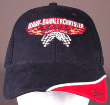 UAW-Daimler Chrysler 400 Hat-2003-Las Vegas Motor Speedway Black-Nascar Cafe-Vtg - £24.25 GBP