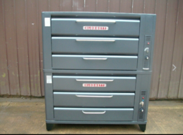 PIZZA OVEN DECK COMMERCIAL  2 BLODGETT 981 DOUBLE STACKED GAS WITH  NEW ... - $5,935.05