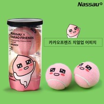 Nassau x Kakao Friends Cheer Up Apeach Tennis Ball Racquet 2 Balls / 1 C... - $21.68