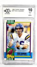 1990 Topps Traded #70T Rich Gannon Rookie RC BCCG 10 Mint or Better - £9.30 GBP