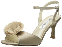 Coloriffics Women&#39;s Bristol Dress Heel Sandal Cafe Size 6 - $391.62 MXN