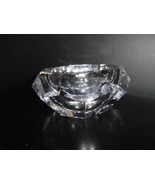 Baccarat Diamond Cut Crystal Ashtray  (France)  7&quot; x 3&quot; - £452.16 GBP