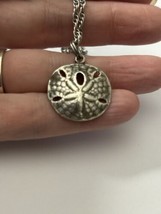 Vintage James Avery 925 Sand Dollar Necklace Retired - £66.10 GBP