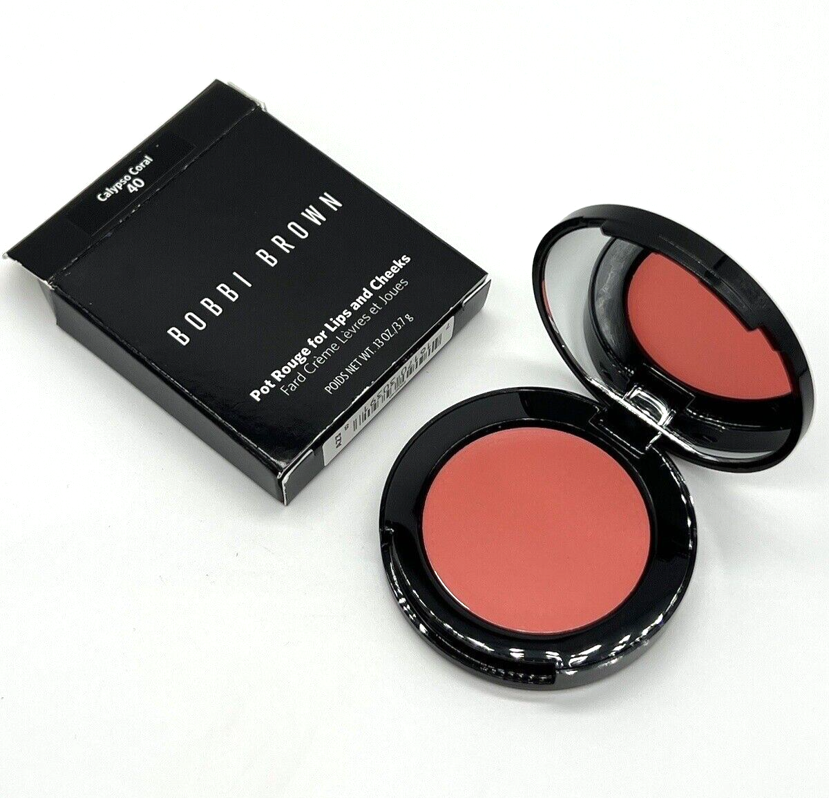 Bobbi Brown Calypso Coral 40 Pot Rouge for Lips and Cheeks New in Box Authentic - £22.51 GBP