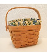 Longaberger Basket Signed 1997 Hostess Floral Liner Plastic Protector RE... - $1,294.40 MXN