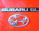 1983-1989 Subaru DL GL 10 RX Omega Rear Hatch Emblem OEM Nameplate Set OEM  - $31.49