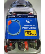 Apollo 3/4 in. Stainless Steel PEX-B Barb Pro Pinch Clamp Pro Pack (100-... - $114.00 CAD