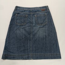 Boden RN#118027 Women’s Blue Cotton Blend Denim Skirt Size 8R Waist 30" image 15