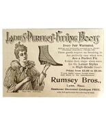 Rumsey Bros Ladies Boots 1894 Advertisement Victorian Footwear 5 ADBN1yy - $28.01 CAD