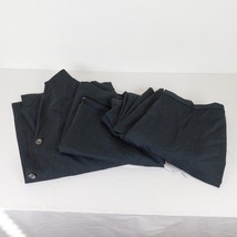 De Taille Women Charcoal Patterened Long Sleeve Jacket Top Pants Set Siz... - $19.35