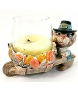 Fitz and Floyd Mayflower Mouse Candle Holder for Votive Candle Korea IOB - £27.19 GBP