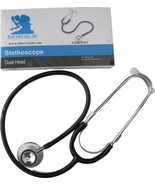 NEW Elite First Aid Black Dual Head Stethoscope for Medical EMS EMT Fiel... - $14.80