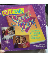 Vintage Collectible &quot;GIRL TALK SECRET DIARY&quot;   Board Game 1991 Read Desc... - £15.93 GBP