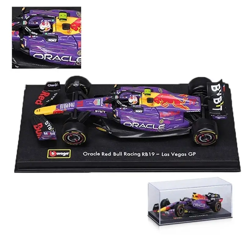  1:43 2024 Bburago F1 Red Bull Racing Rb19 Las -HardboundEditionNo11 - $41.72