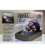 Homedics Envirascape Water Steps Fountain Model WF-STEP TableTop Relaxation - £56.55 GBP