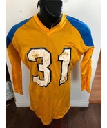 MENS Medium Nylon Football Jersey Vintage Brantford Collegiate Mustangs #31 - $16.13 CAD