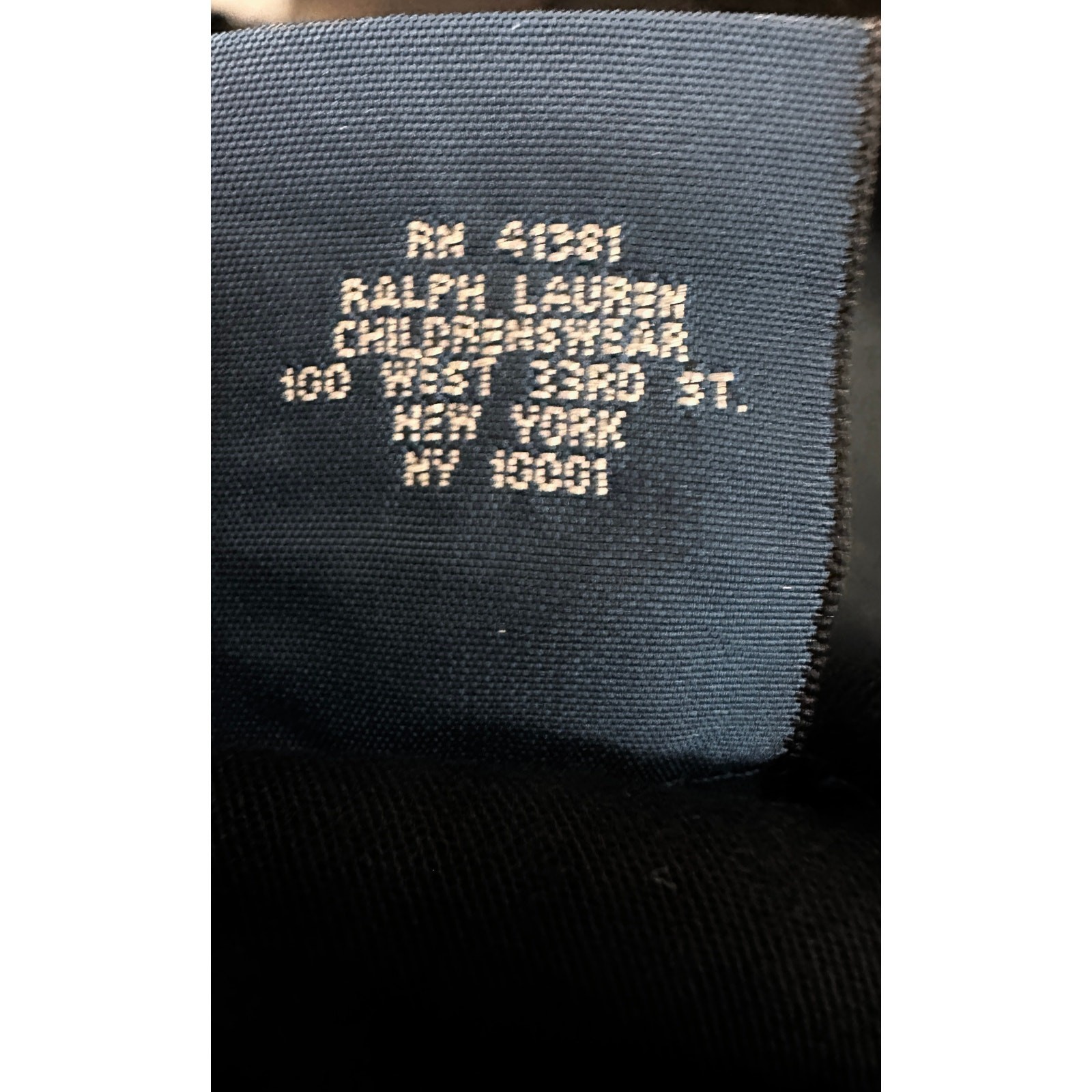 RETRO Polo Ralph Lauren Blue Label Boys 7 Vintage P Cotton Sweatshirt Black NWT Item image 6