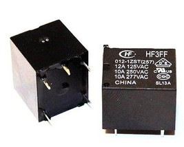  HONGFA PCB Mount Power Relay 12A/125V, 10A/250V - Lot of 3 - $36.99