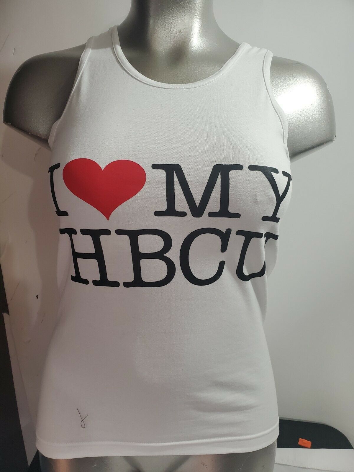 I LOVE MY HBCU WOMENS TANK TOP HISTORICALLY BLACK COLLEGE UNIVERSTIY TAN... - $20.00