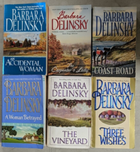 Barbara Delinsky An Accidental Woman The Carpenter&#39;s Lady Coast Road Three Wi X6 - £13.44 GBP