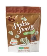 Sinless Sweets Chocolate Meringues 1.4 oz pack of 2 bundle. keto, low ca... - $658.01 MXN