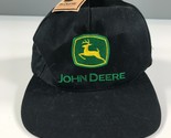 John Deere Gorra Snapback Negro Nuevo Verde Amarillo Logo Tractores Agri... - $13.08