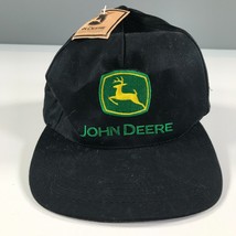 John Deere Gorra Snapback Negro Nuevo Verde Amarillo Logo Tractores Agri... - £10.45 GBP