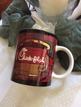 * Chick-Fil-A 2005 Unique Rare Abstract Art Style Coffee Mug by Royal Cup - £15.18 GBP