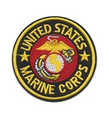 MARINE CORPS IRON ON PATCH 3&quot; Embroidered Applique United States Militar... - $4.78 CAD