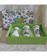 Portmeirion Botanic Garden Mini Vase Set in Box  FREE US SHIPPING - £29.31 GBP