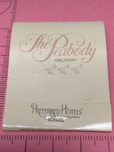 Vintage Feature Matchbook The Peabody Orlando Preferred Hotels’  gmg unstruck - £19.55 GBP