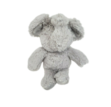 8&quot; Carter&#39;s Baby Grey Elephant Stars In Ears Stuffed Animal Plush Lovey Soft - £43.92 GBP