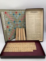 1948-1953 VTG SCRABBLE Board Game Selchow & Righter Complete 100 Wood Tiles - £22.47 GBP