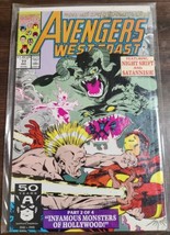 Avengers West Coast #77 Monsters Of Hollywood Part 2 Of 4 December 1991   - £10.37 GBP