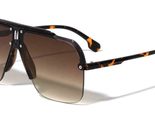 Dweebzilla Oversized Semi Rimless Square Pilot Aviator Sport Sunglasses ... - £8.48 GBP+