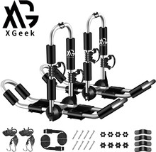 For Use On Suvs, Cars, And Trucks, The Xgeek Kayak Roof Rack 4-In-1 For Kayak, - £103.88 GBP