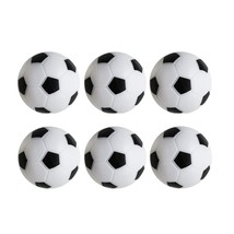 Foosball Table Replacement Foosballs, 36Mm Game Table Size Black And Whi... - $13.99